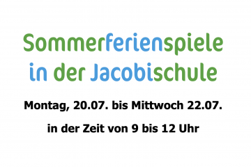 Sommerferienspiele in der Sozialarbeit